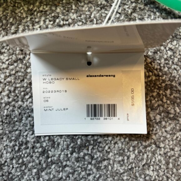 Alexander Wang W Legacy Small Hobo Bag in PVC - Mint Julep - Picture 4 of 4